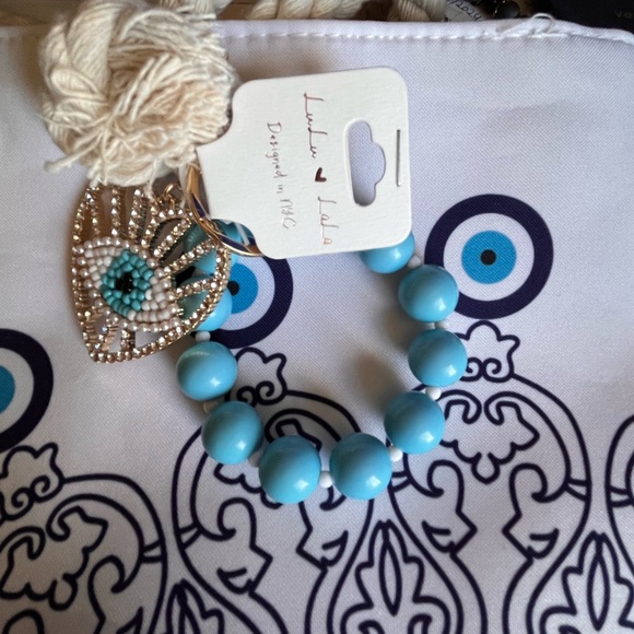 Evil Eye Large Canvas Tote Bag HOST PICK - Picture 2 of 4